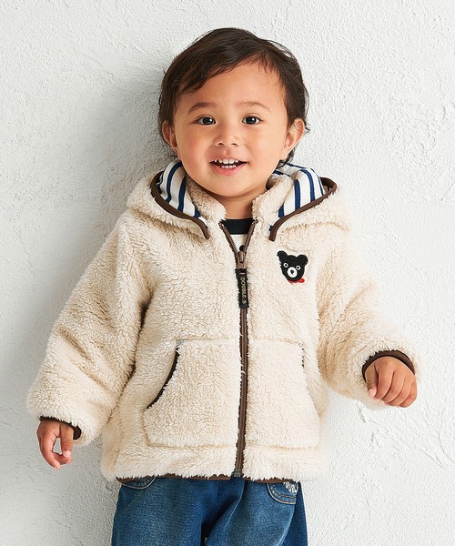 wb コート アウター シープフリースジャンパー キッズ 子供服 男の子