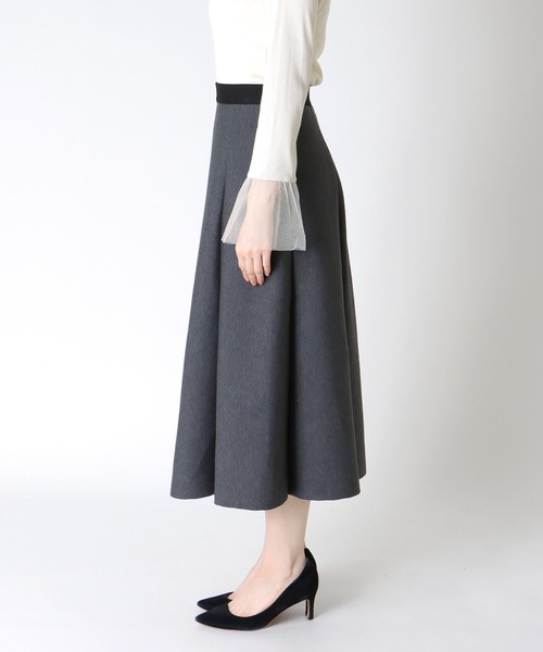 Jines（ジネス） スカート 着痩せ見え ダンボールニットスカート「WEB