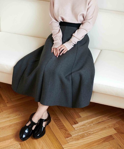 美品【NBB WEEKEND】ニットプリーツスカート NBB WEEKEND（エヌビービーウィークエンド）の「【NBB WEEKEND】ニット