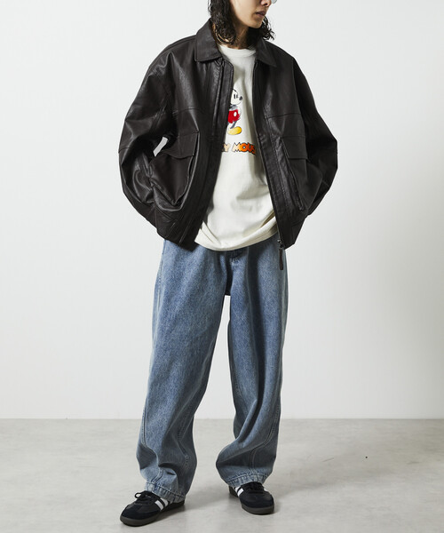 RADIATE バックジップフェイクレザーブルゾン FREAK'S STORE ブルゾン アウター FREAK'S STORE/フリークス