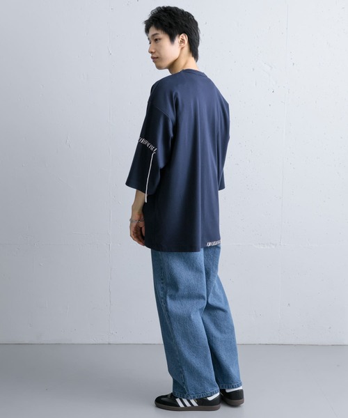 【洗える】風景画ハンドステッチTシャツ SENSE OF PLACE by URBAN RESEARCH tシャツ ハンドステッチ