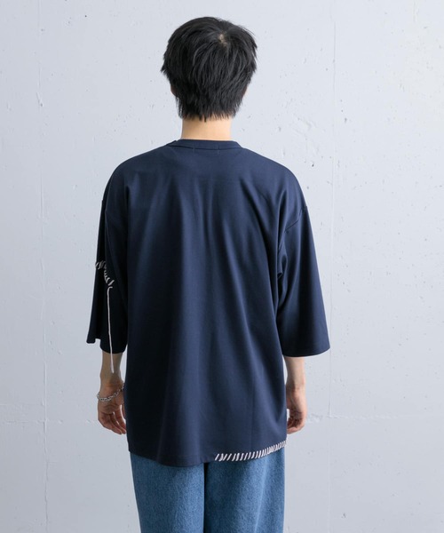 SENSE OF PLACE by URBAN RESEARCH tシャツ ハンドステッチ