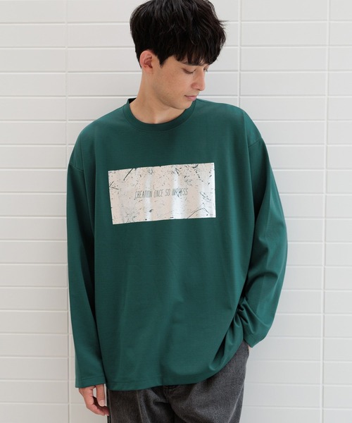 tシャツ 箔プリントT長袖 / 145406 メンズ | LAKOLE | 05