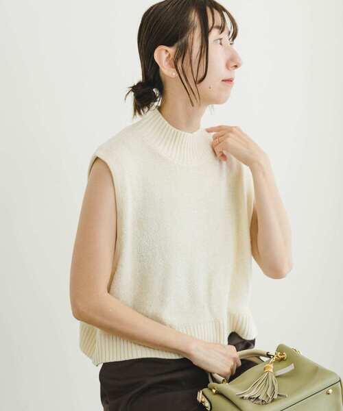 ITEMS URBANRESEARCH ベスト ジレ ブークレハイネックベスト