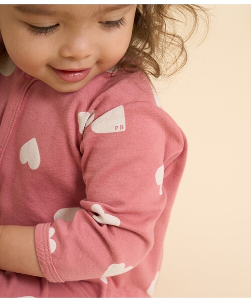 PETIT BATEAU（プチバトー） ベビー服 ロンパース 足なしロンパース