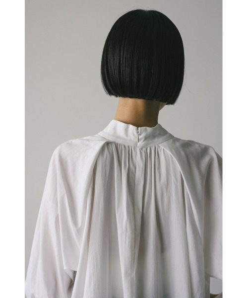 新品未使用　ジャガードキャミタックブラウス　Loungedress STYLEMIXER ブラウス シャツ ロングカフギャザータックブラウス