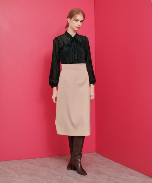 LOULOU WILLOUGHBY スカート 「LOULOU WILLOUGHBY」ウール混ダブル