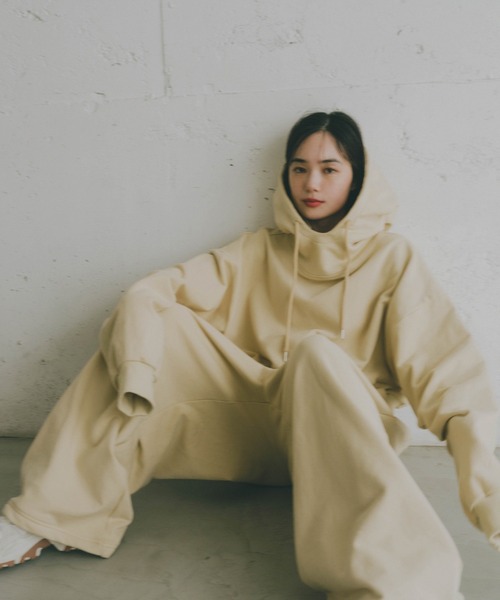 HANNE パーカー 「Mikako collaboration」タックスリーブ