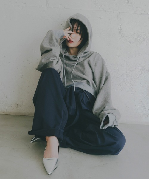 HANNE パーカー 「Mikako collaboration」タックスリーブ
