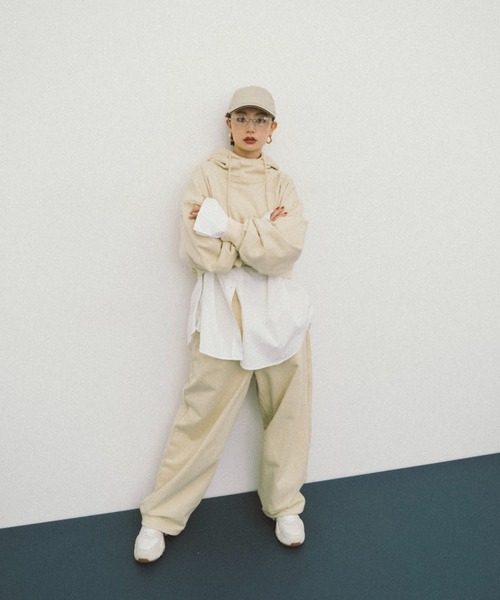 HANNE パーカー 「Mikako collaboration」タックスリーブ