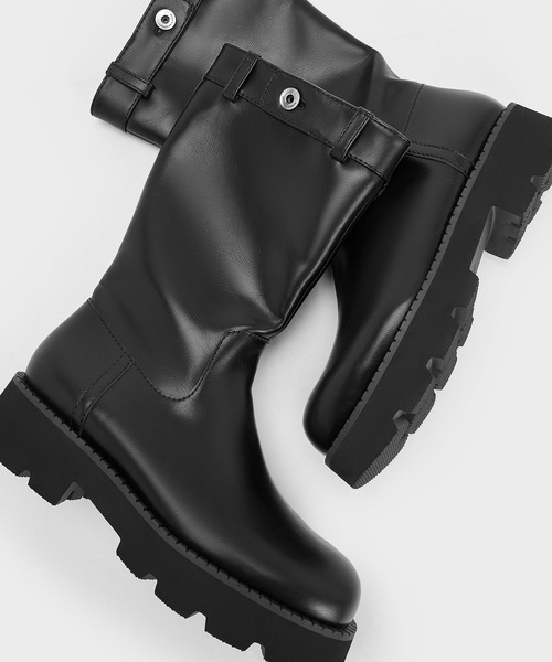 CHARLES ＆ KEITH（チャールズ&キース） ブーツ サイドジップ