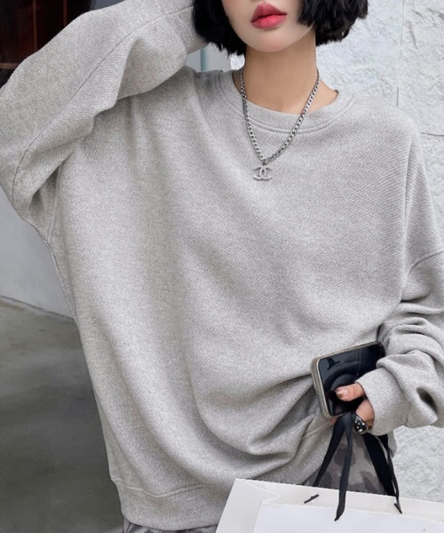 tシャツ ビッグシルエットラメトップス レディース