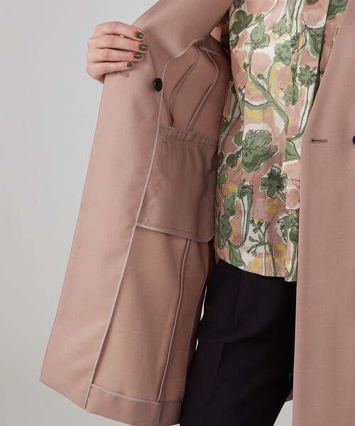 TOMORROWLAND collection ベスト ジレ ウールシルクタッサー