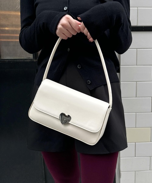 ショルダーバッグ バッグ Heart motif oneshoulder bag / ハートモチーフ ワンショルダー バッグ レディース | EFOLE | 04