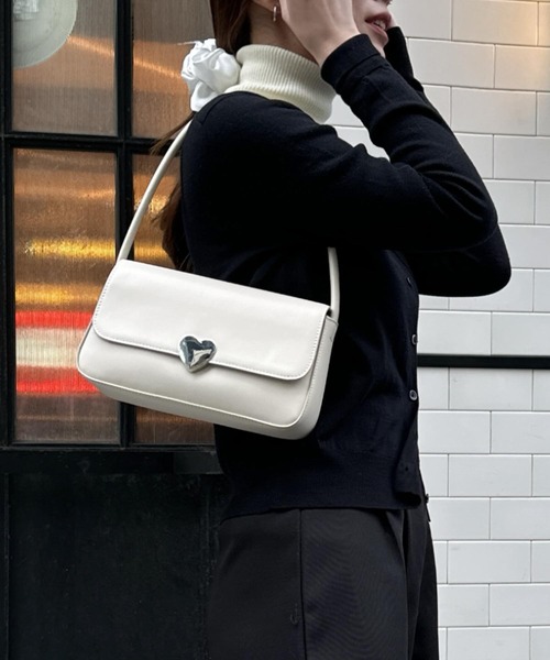 ショルダーバッグ バッグ Heart motif oneshoulder bag / ハートモチーフ ワンショルダー バッグ レディース | EFOLE | 05