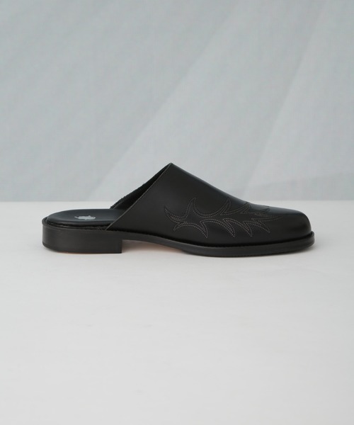 Tomo&CoトモアンドシーオーDOUBLETUSSEL MULE26.27 Tomo&Co / 別注 LEATHER MULE