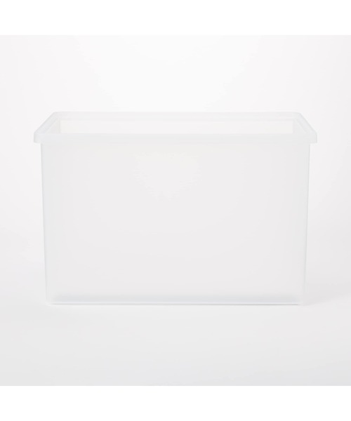 無印良品（MUJI） 収納 ポリプロピレン 収納ボックス ワイド 大 約幅