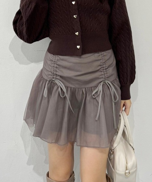 one after another NICE CLAUP スカート バレエコア/ドロストミニ