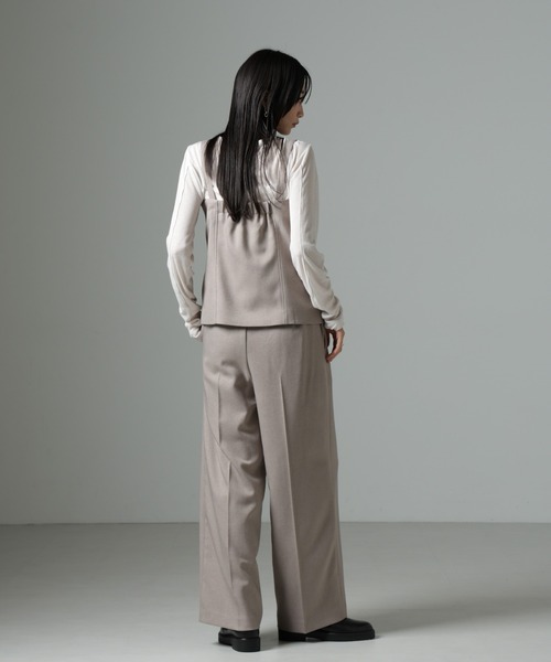 NANO universe（ナノ・ユニバース） パンツ ビスチェパンツセット