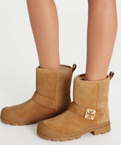 リラックス感【TORY BURCH】メロー シアリング ブーツ *暖かい TORY BURCH ブーツ メロー シアリング レディース : ZOZOTOWN