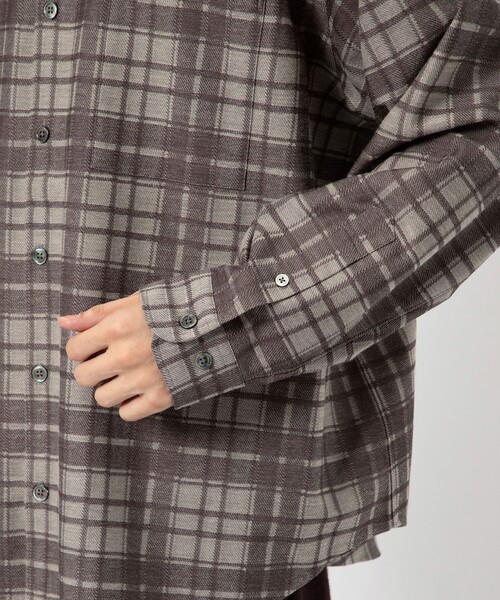 【未使用】KANEMASA PHIL. Check Jersey Shirt 46G Atmosphere Shirt | KANEMASA PHIL. OFFICIAL ONLINE STORE