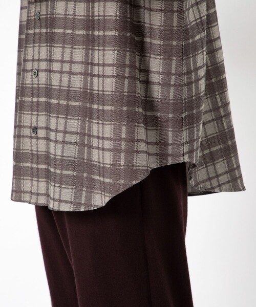 【未使用】KANEMASA PHIL. Check Jersey Shirt Check Jersey Shirt | KANEMASA PHIL. OFFICIAL ONLINE STORE