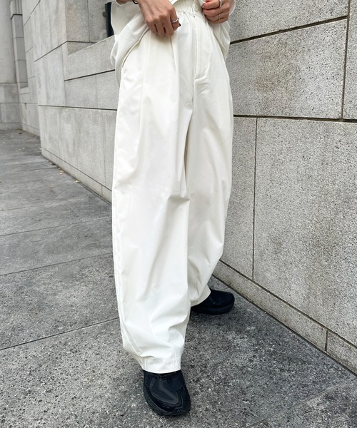 ayu様【極美品】9090 ワイドパンツ オリジナルバルーンパンツ 2022 特別送料無料 タックワイドパンツ パンツ レディース ボトムス