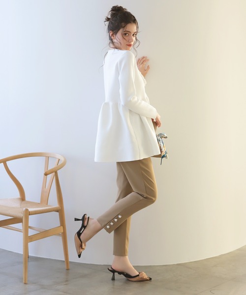 MERAKI（ファッション） パンツ ビジューパンツ レディース