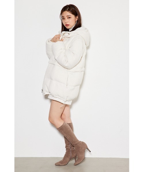 rienda（リエンダ） ダウンジャケット SMALL ホワイト系その他