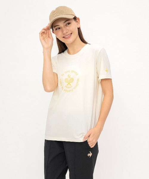 tシャツ ヘランカサンスクリーン半袖Tシャツ レディース