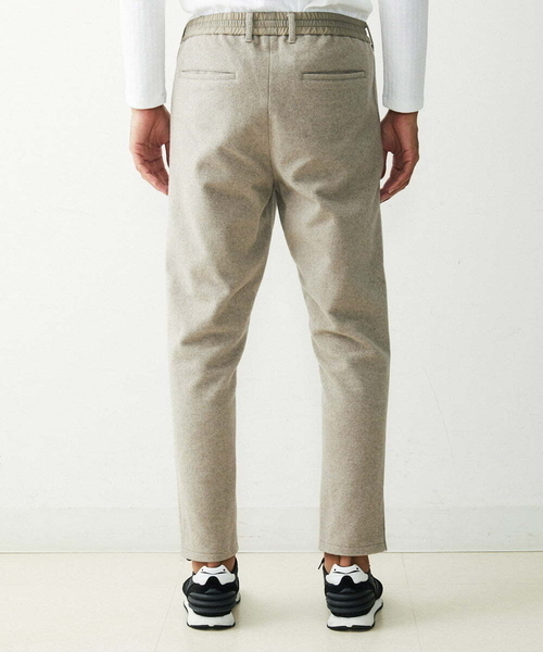 「MICHEL KLEIN HOMME 」 イージーパンツ X-LARGE ブラック メンズ_画像5