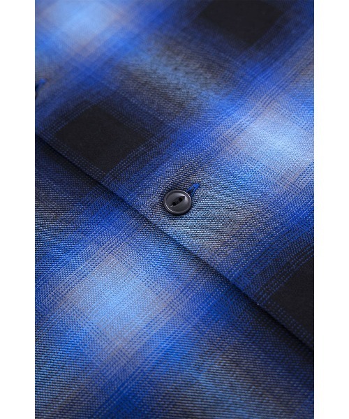 WOKE EDGE オンブレシャドーチェックシャツ サイズM WOKE EDGE オンブレシャドーチェックシャツ サイズM