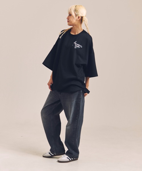 GUNG HO spick &spanダークデニム ワイドパンツM GUNG HO（ガンホー） ジーンズ GUNG HO DENIM TAPARED PANTS メンズ