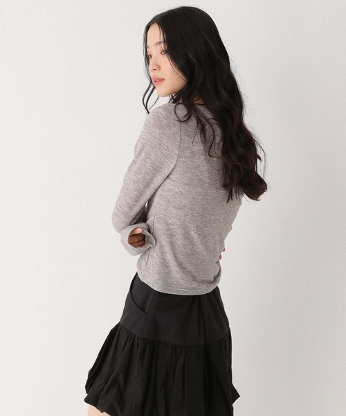 Heather（ヘザー） tシャツ アシメヘムドロストカットソー 327076