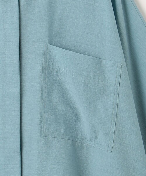 green label relaxing シアー バンドカラー シャツ セール】シアー バンドカラー7分袖 シャツ（シャツ/ブラウス