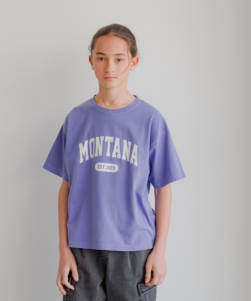 GLOBAL WORK tシャツ ヘビロッTEE/プリント半袖/147385 キッズ