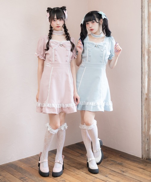Little Twin Stars x Dear My Love 半袖ワンピ Little Twin Stars x