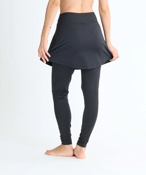 roxy レディース　ラッシュレギンス　黒　青　M サマーセール】ROXY ロキシー レディース 水着 2点セット
