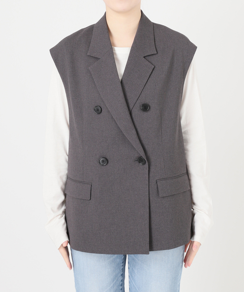 完売品！spick&span ドライメランジジレ ドライメランジジレ（ジレ）｜Spick and Span（スピック＆スパン