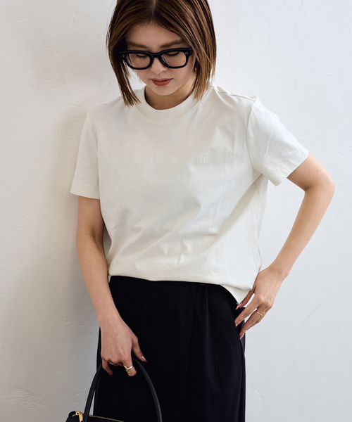 カルバンクライン CK Tシャツ レディース Calvin Klein tシャツ /カルバン クラインSS ARCHIVE LOGO