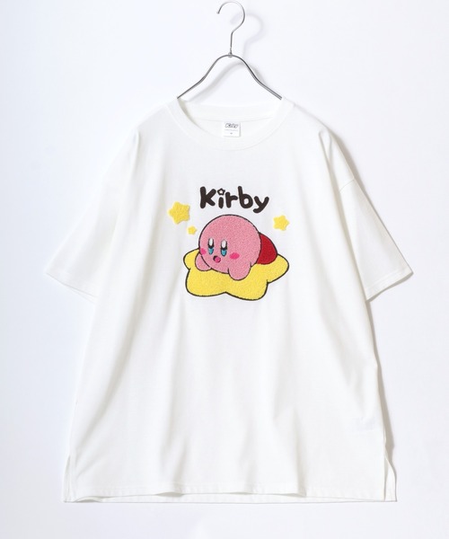 【フォローで半額】星のカービィ　Tシャツ　半袖　M USA古着　アイボリー フォローで半額】星のカービィ Tシャツ 半袖 M USA古着