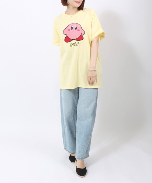 tシャツ 星のカービィ キャラクターサガラ刺繍Tシャツ