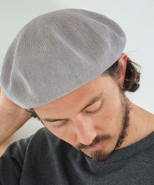 CAMBIO 帽子 ベレー帽 mko12738-Linen Blend Thermo Beret