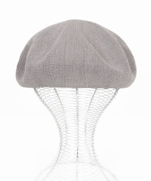 CAMBIO 帽子 Cotton Linen Thermo Beret ベレー帽