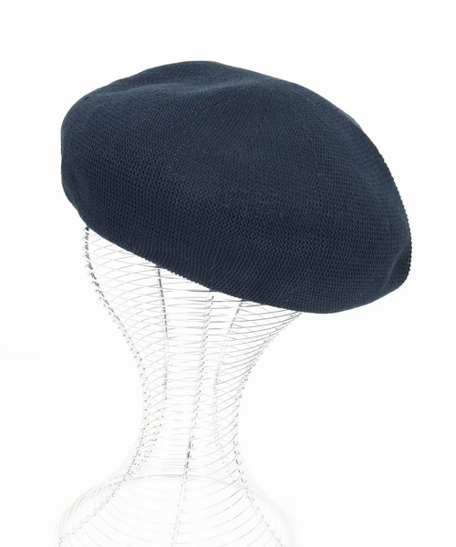 CAMBIO 帽子 ベレー帽 mko12738-Linen Blend Thermo Beret