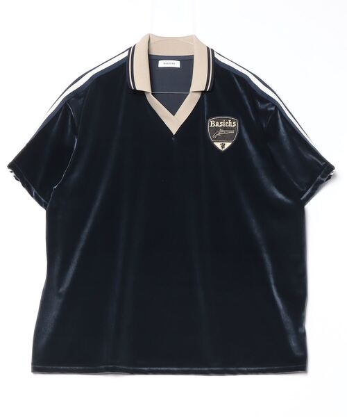 BASICKS tシャツ Velvet Football Half Sleeve Shirts メンズ