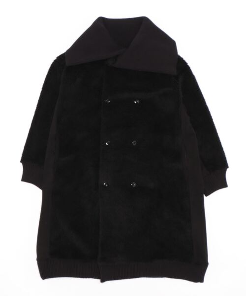 「gomme」 コート MEDIUM グレー レディース_画像2