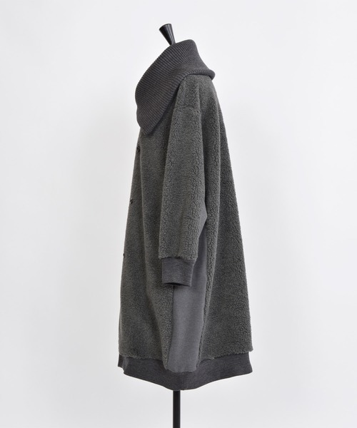 「gomme」 コート MEDIUM グレー レディース_画像6