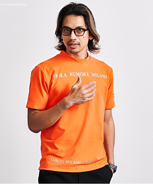 VIOLA tシャツ 「VIOLA rumore/ヴィオラ ルモーレ」モックネック半袖T