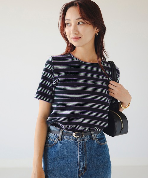 B：MING by BEAMS（ビーミング by ビームス） tシャツ タック ボーダー